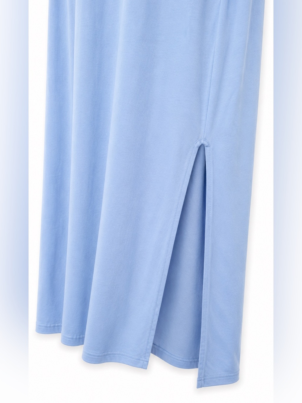 Sleeveless Light Blue Summer Maxi Dress - Women - Picture 2 of 3